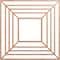 Ekena Millwork Raven Wood Fretwork Pierced Ceiling Medallion, Cherry, 38"OD x 14"ID x 3/8"T CMWP38X38X0375RACH - alternate 1
